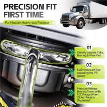 Truck Clutch Adjustment Gauge Set, Complete Gauge Set to Measure Free & Release Bearing Travel.