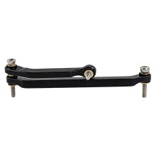 Voor 1/30 voor Axial SCX30 Aluminium Koppelingsset Metalen Stuurstang Radiografische Auto Trekstang Onderdelen Zwart
