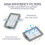 Compatible for    405 / 505 Combo Main Roller Side Brush HEPA Filter Dust Bag Robot Vacuum Accessories 6