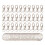 60 Pieces Key Ring Clip Hooks Twist Locks Lanyard Snap Hooks with Split Key Rings (Silver) 1