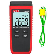-T UT320A UT320D Digital Thermometer Dual Contact Thermocouple Type K J High Temperature Tester -50 to 1200 A