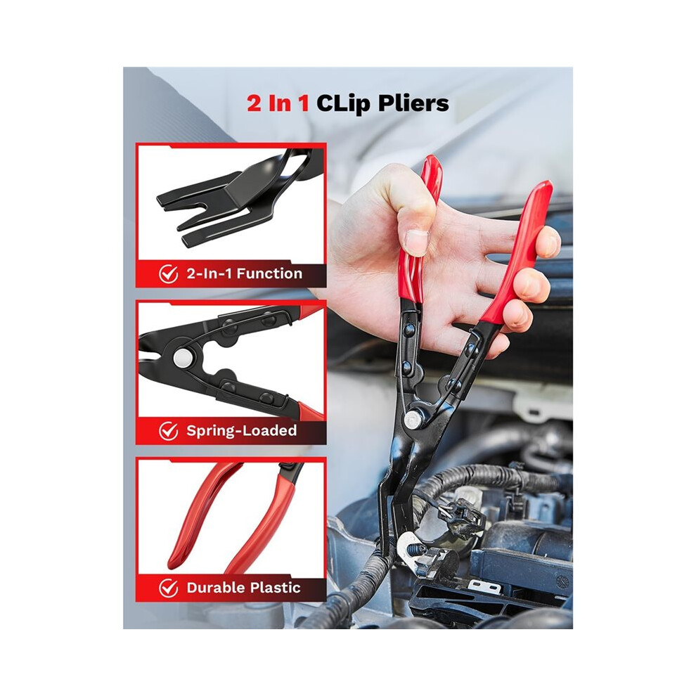 Electrical Disconnect Pliers Electrical Connector Removal Tool 5Pcs Automotive Hose Clamp Tool Set 4711242703470