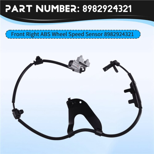 Car Front Right ABS Wheel Speed Sensor 8982924321 for  -Max Pickup 2012-2018 1