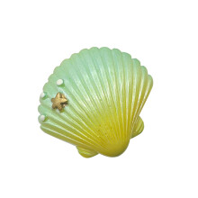 Clip de casque en résine élégant, 2 pièces, décorations-Vert