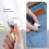Desktop Cord Cable Organizer, 304 Stainless Steel Cable Clips,Data Cable Holder for Home 8