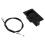 1set Black Aluminium Alloy Replacement Pull Handles with 85cm Cable for Deck Chairs and Garden 5