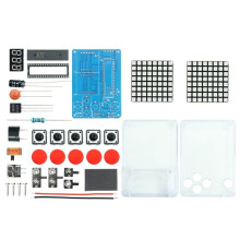 Pixel Game Console Production Kit Retro Classic Game Console DIY Electronic Soldering Welding Tranning Kit,A