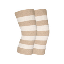 1 Pair Warm Knee Protectors Acrylic Fibers Quick Wear-Apricot S