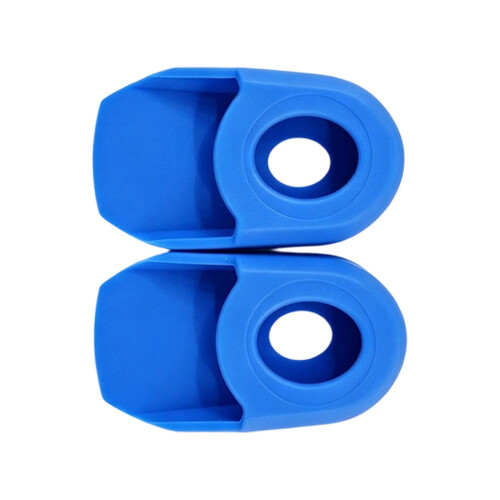 1Pair Bicycles Crank Protections Sleeve Arm Protector-Blue