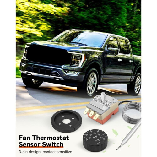 1set Adjustable Electric Radiator, Thermostat Controller ,  3-Pin Design Temperature Control Probe 2