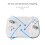 Wireless Gamepad for  IOS Android PC Wireless  Controller with Hall Joystick 6-Axis Motion Sensing B 10