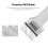 3D Printer Hot Bed Platform Magnetic Scraper All-MetaI CNC Scraper Cleaning Tool for Bambu CR Voron 3D Printer Parts 4