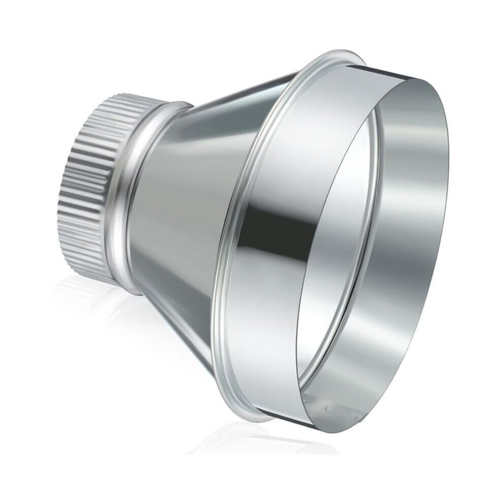 7 Inch To 4 Inch Duct Reducer Increaser Galvanized Steel Air Duct Adapter Round Crimped Pipe For Hvac Ventilation System 8450960715483