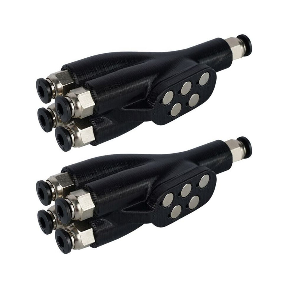 Ams Connector 4-In-1 Ptfe Adapter Pipe Expansion Port 4 Feeding For X1 X1c P1p P1s A1 A1min 9392124580607