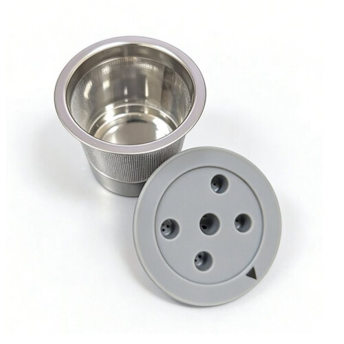 For  K-  Coffee Maker Reusable Stainless Steel Filter Cup (5-Hole ) 2