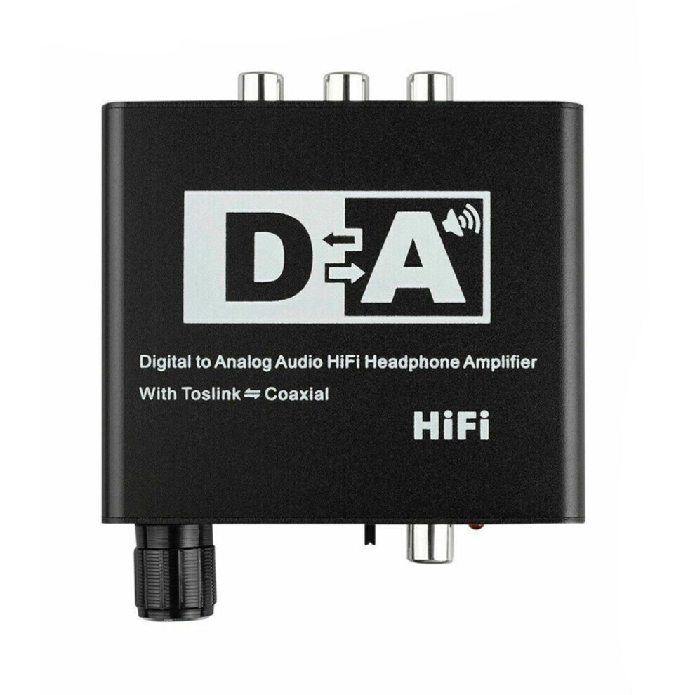 192Khz Digital Optical Coaxial Toslink To Analog Rca 3.5Mm Audio Hifi Converter With Spdif 8794944323296