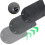 Coffee Machine Sliding Base for  TM7, Easy-Move Base Glider with Finger Grip  Non-Slip Rubber Base 7
