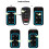 Universal Garage Remote Control Gate Key Duplicator Clone Multi-Frequency Garage Door Controller 8 Channels 6