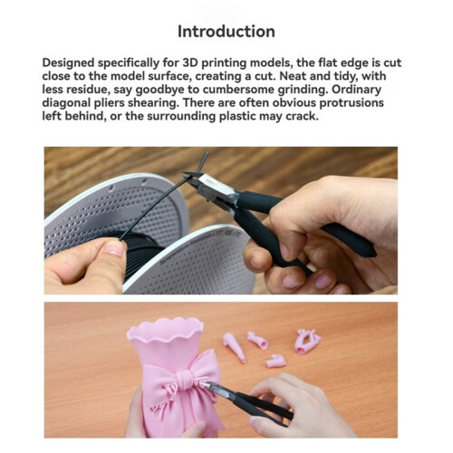 3D Printed Model Diagonal Cutting Plier for Maker'S Supply Flush Cutter for Maker Treasure House - QA018