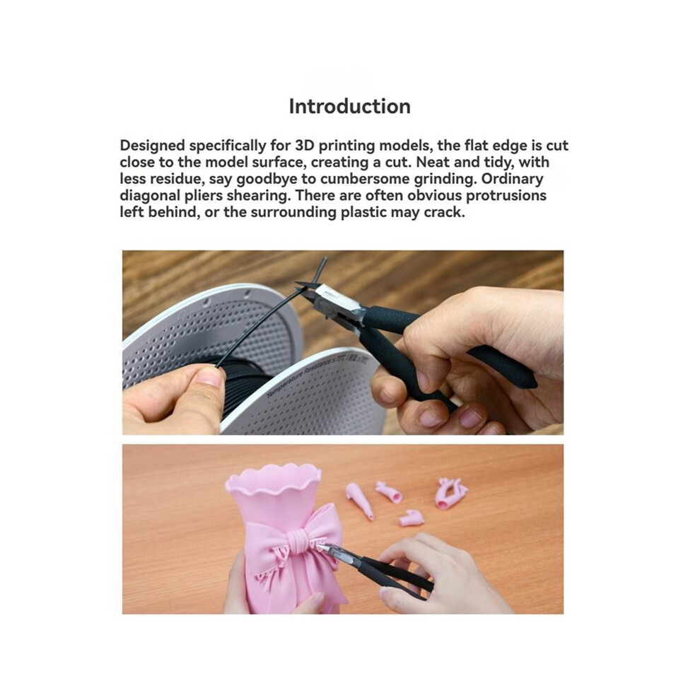 3D Printed Model Diagonal Cutting Plier For Maker's Supply Flush Cutter For Maker Treasure House - Qa018 4712839635129