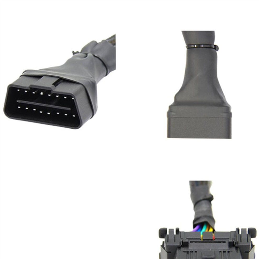 Obd2 Splitter 16 Pin Obd Ii Extension 1X Male And Female Cable Adap 7331408933908