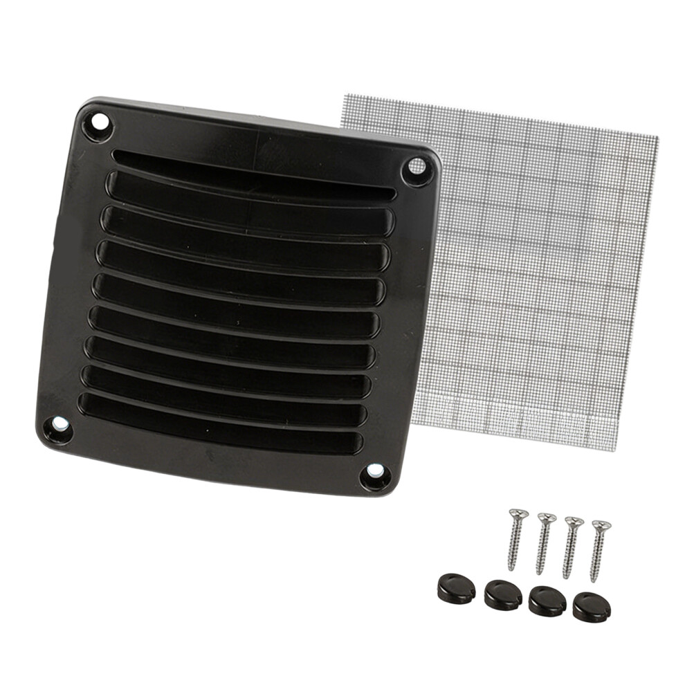 Rvs Motorhome Abs Ventilation Grille Air Outlet-Mediums Black 7704001285789