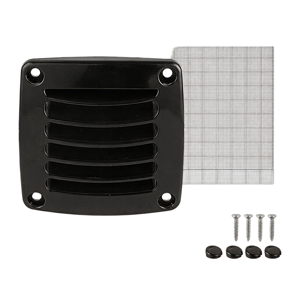 Abs Air Vent Cover Grille Side Ventilation Grille-Small Black 7704001285147