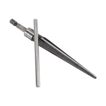 Taper Reamer 3-13mm Hex Shank Reamer Fluted Hand Held Steel Bridge Pin Hole Chamfer Woodworking Cutting Tool Core Drill Bit Reamer Tool