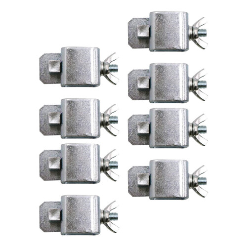 8Pièces Mini Pince De Soudure Pour Métal Durable Argentée Auto