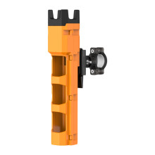 Rod Holder For Electric Bikes Easy Mounting Perfect For-Orange