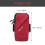 3Pièces Brassards Rouge Pour Téléphone Rangement Durable 2