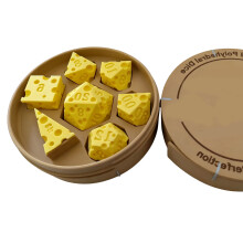 7Pcs Desktop Game Props Educational Toy Polyhedral-Die with box