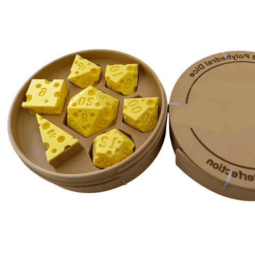 7Pcs Desktop Game Props Educational Toy Polyhedral-Die with box