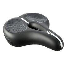 Selles de vélo confortables antidérapantes, coussin de-Noir