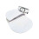 Adjustable Semilune Shape Waist Bag Ideal For Golf Range-White 1