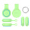 Boîtier en Silicone robuste, étanche à l'eau et à la-Vert clair 1