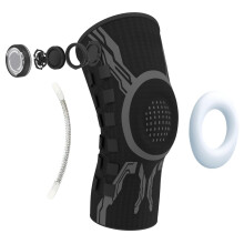 Flexible Knee Guard Compaction Knee Sleeve For-Black Right XL