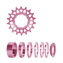 Single-speed cassettes met afstandshouder en-18T Roze