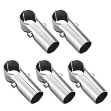 5pc 25mm Structural Pipe Connectors Mal Pipe Connector Pipe Rod Support Fixed Clamp Connection Accessories A