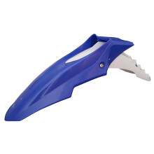 Hoge sterkte 17 inch motorcross spatbord-Blauw vooraan en wh
