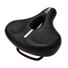 Antislip comfortabel fietszadels zitkussen Vervanging-Zwart