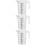 3Pcs Clear Plastic Measuring Cups with Insulated Handle Large Capacity 7