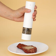 Rechargeable Electric Pepper Grinder - USB Charging, Ceramic Mill, Portable Spice Grinder
