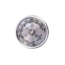 70mm Analoges Barometer - Präzises Wetterstationsinstrument für den Heimgebrauch Silver
