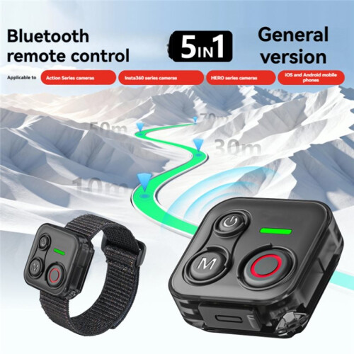 Telecomando  5 In 1 per , per , per , Smartphone, Controller di Scatto e Otturatore per Action Cam. 2