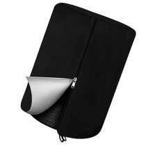 Anti-UV 420D Oxford stof motorfiets band dekking jas-Zwarte L