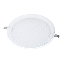White Round Speaker Grille Cover Secure Metal Mesh And-8 inches