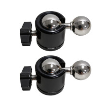 2 Stuks Universele Metalen Balhoofd Adapters Fit 3/8Inch Schroef