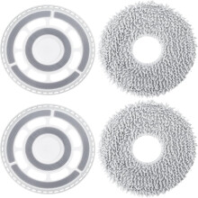 Roborock Wischmopp-Ersatzset - Kompatibel mit Qrevo Curv/Edge & Saros 10R Serie