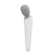 Mini Handmassagegerät - Tragbarer elektrischer Massagestab für Tiefenentspannung White